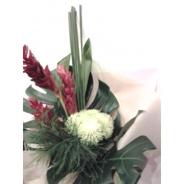B04 Red Tower Ginger * Spider Chrysanthemum Bouquet $480